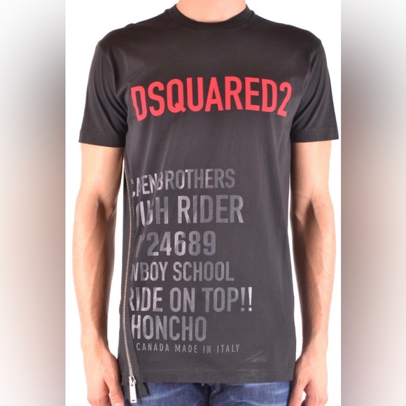 Dsquared2 T-shirt with a printed logo Sz L - Picture 2 of 8